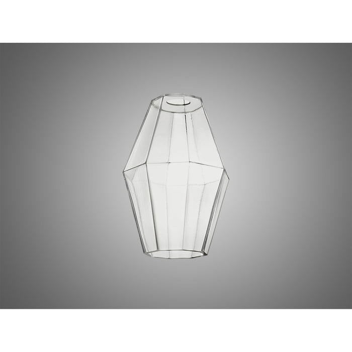 Nelson Lighting NL79689 Apollo Shade Clear