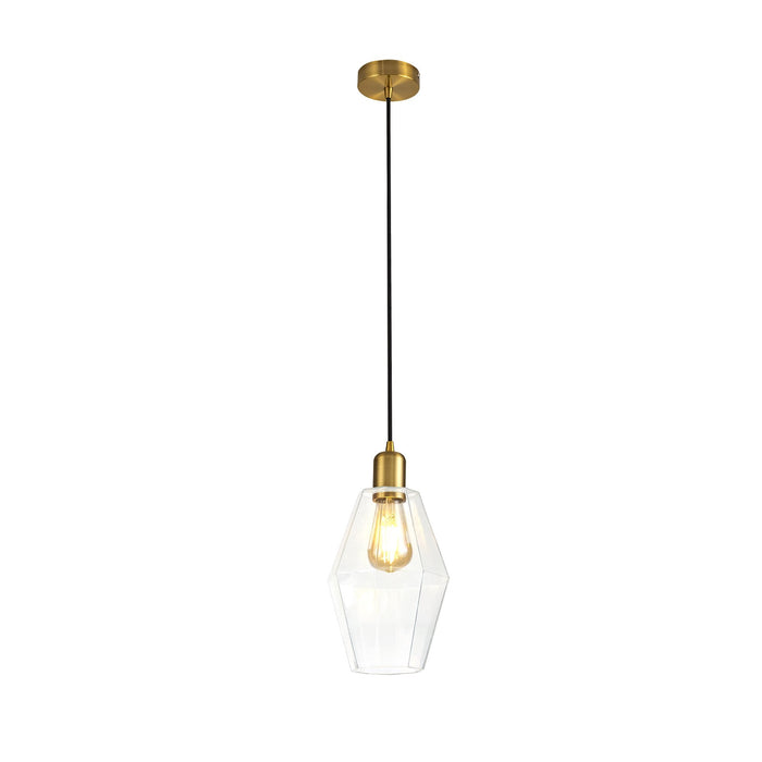 Nelson Lighting NL79689 Apollo Shade Clear