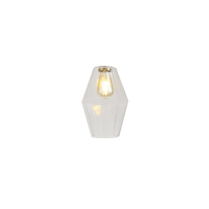 Nelson Lighting NL79689 Apollo Shade Clear