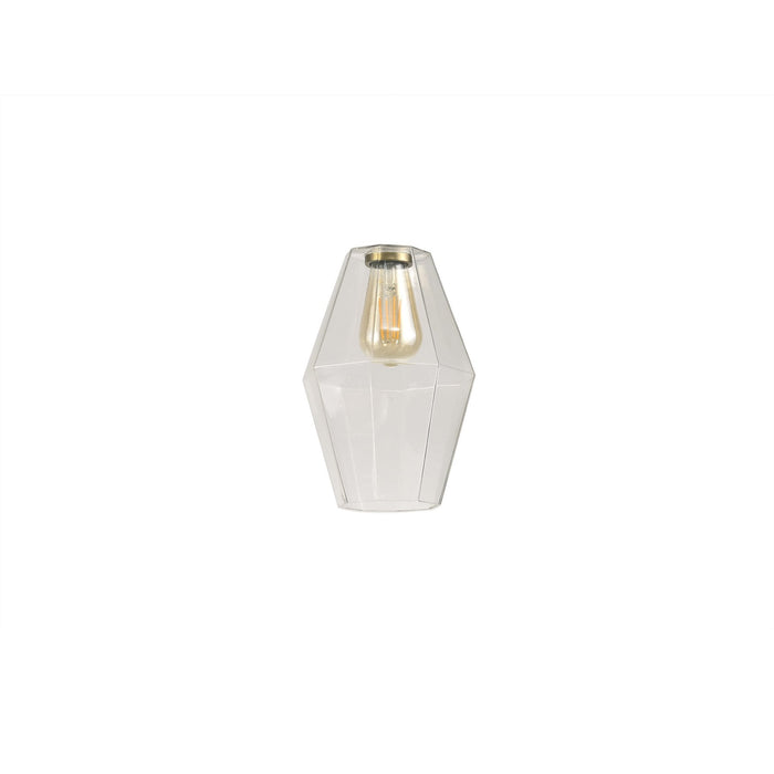 Nelson Lighting NL79689 Apollo Shade Clear