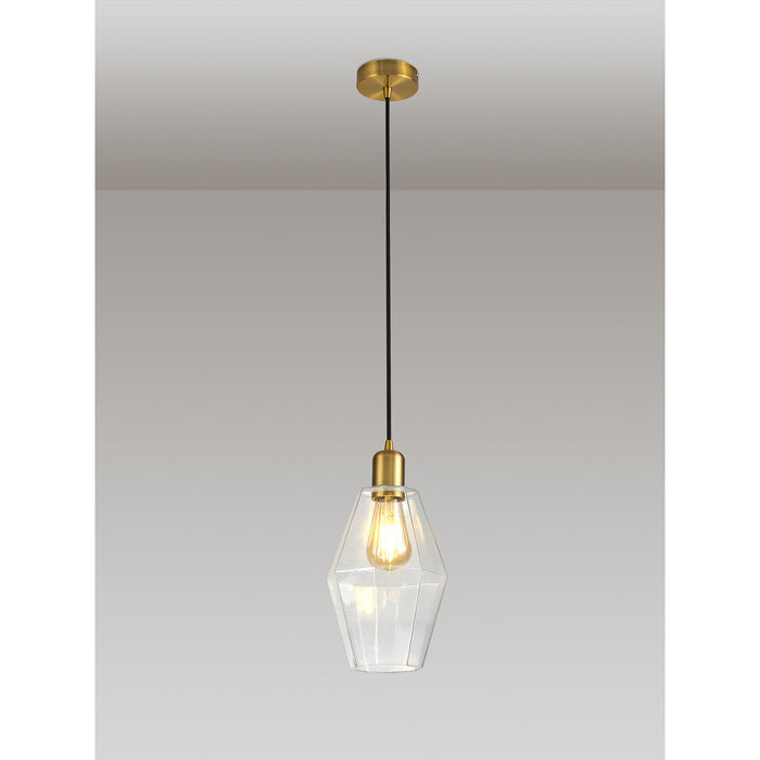 Nelson Lighting NL79689 Apollo Shade Clear