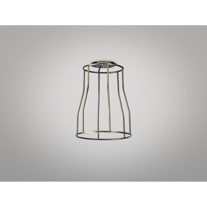 Nelson Lighting NL79789 Apollo Shade Antique Brass