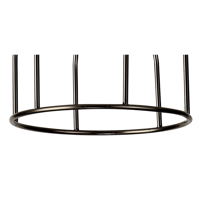 Nelson Lighting NL79839 Apollo Shade Black Chrome