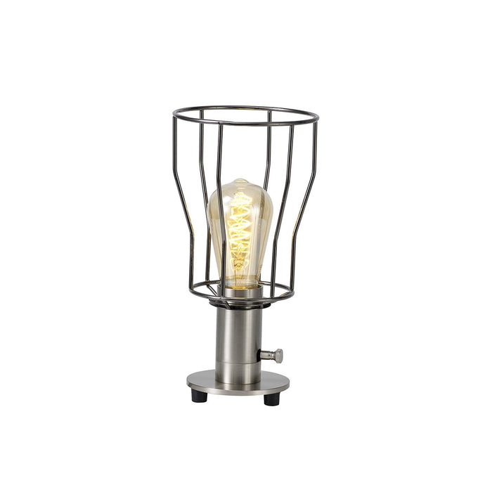 Nelson Lighting NL79839 Apollo Shade Black Chrome