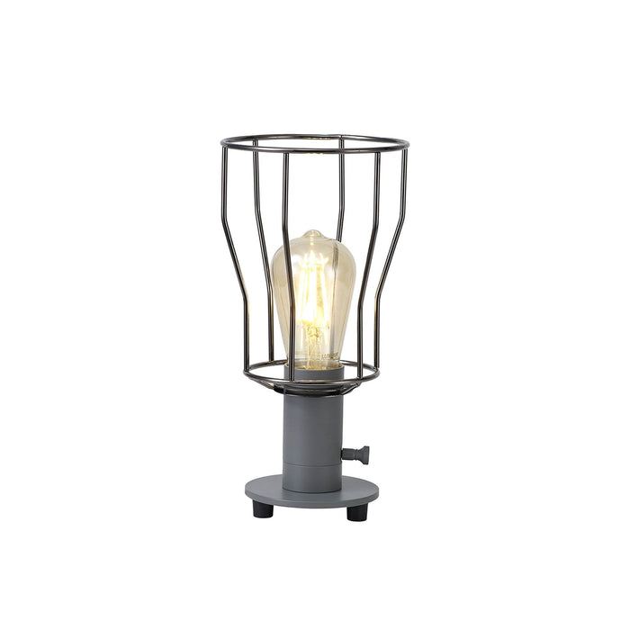 Nelson Lighting NL79839 Apollo Shade Black Chrome