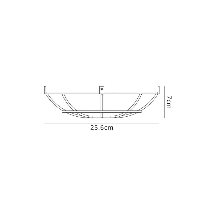 Nelson Lighting NL80049 Apollo Shade White