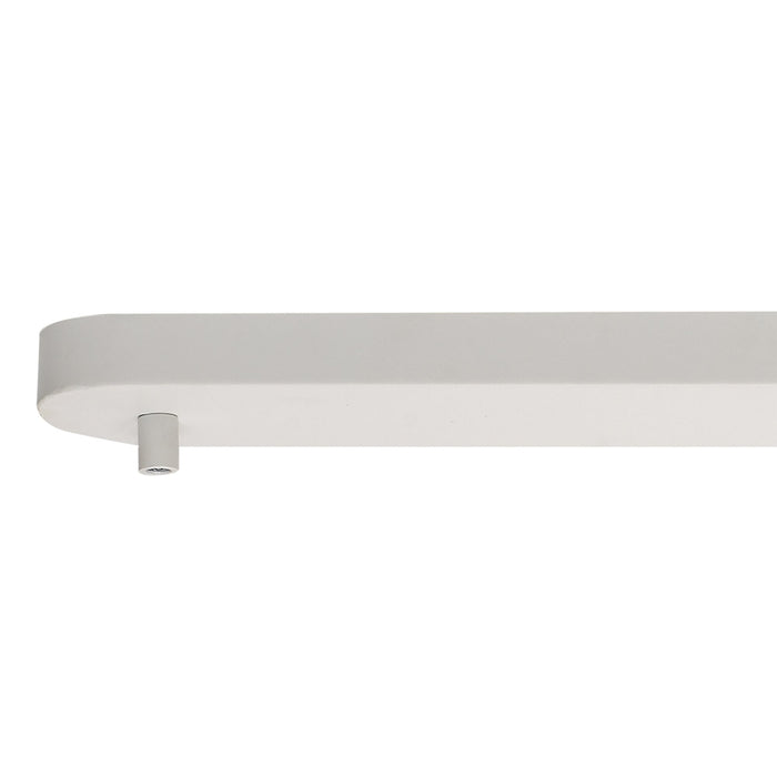 Nelson Lighting NL81659 Apollo 4 Hole 800mm White Canopy Kit