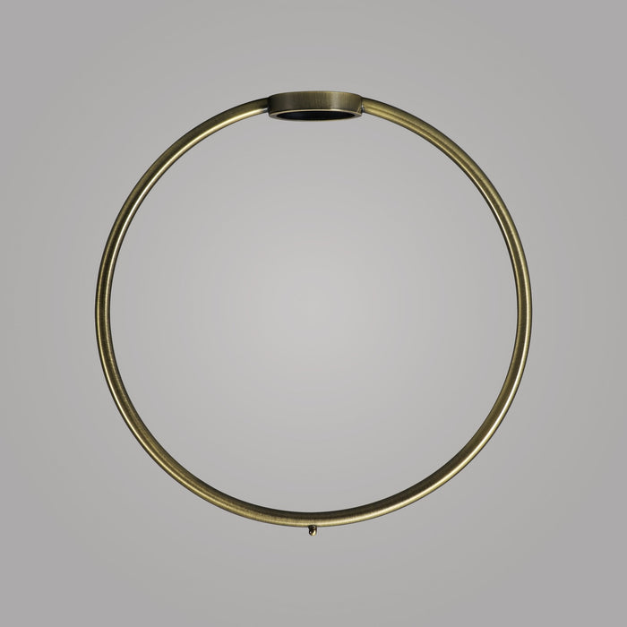 Nelson Lighting NL85869 Apollo 230mm Ring Antique Brass