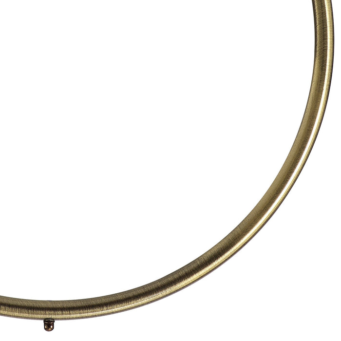 Nelson Lighting NL85869 Apollo 230mm Ring Antique Brass