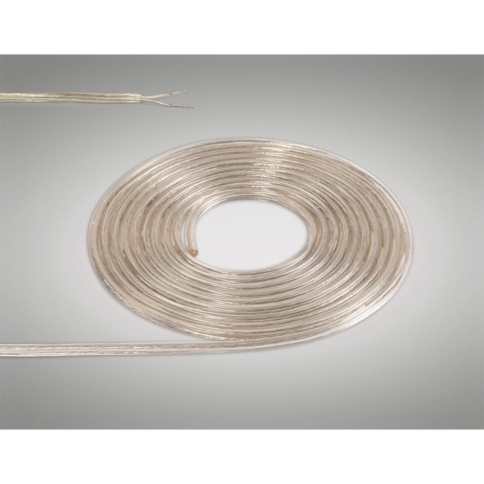 Nelson Lighting NL8657/M9 Apollo 1m Roll Clear 2 Core 0.75mm Cable VDE Approved