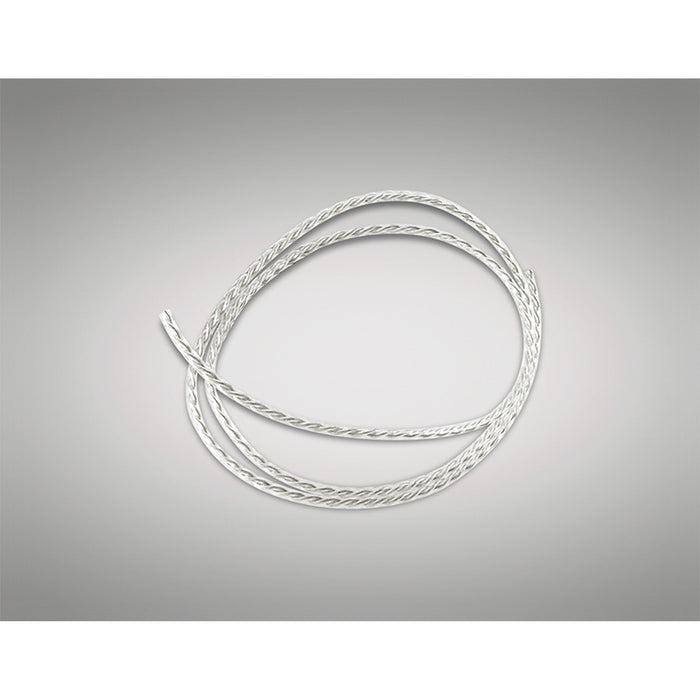 Nelson Lighting NL86599 Apollo 25m Clear Twisted 2 Core 0.75mm Cable VDE Approved