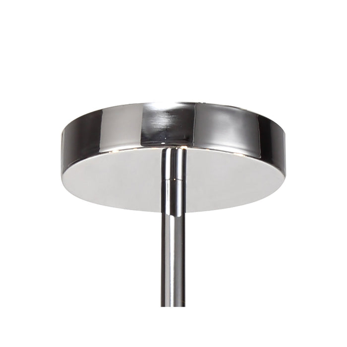 Nelson Lighting NL82029 Bulge 8 Light Ceiling Light Polished Chrome Crystal