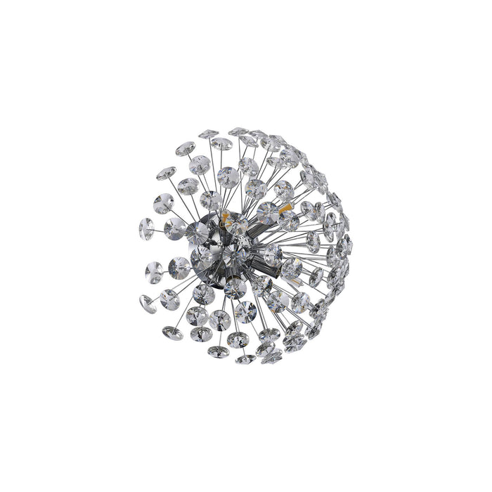 Nelson Lighting NL86929 Bulge 4 Light Ceiling Light Polished Chrome Crystal