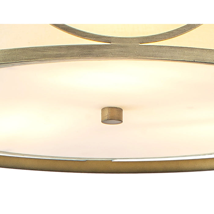 Nelson Lighting NL83669 Ebans 5 Light Pendant/Ceiling Light Aged Gold