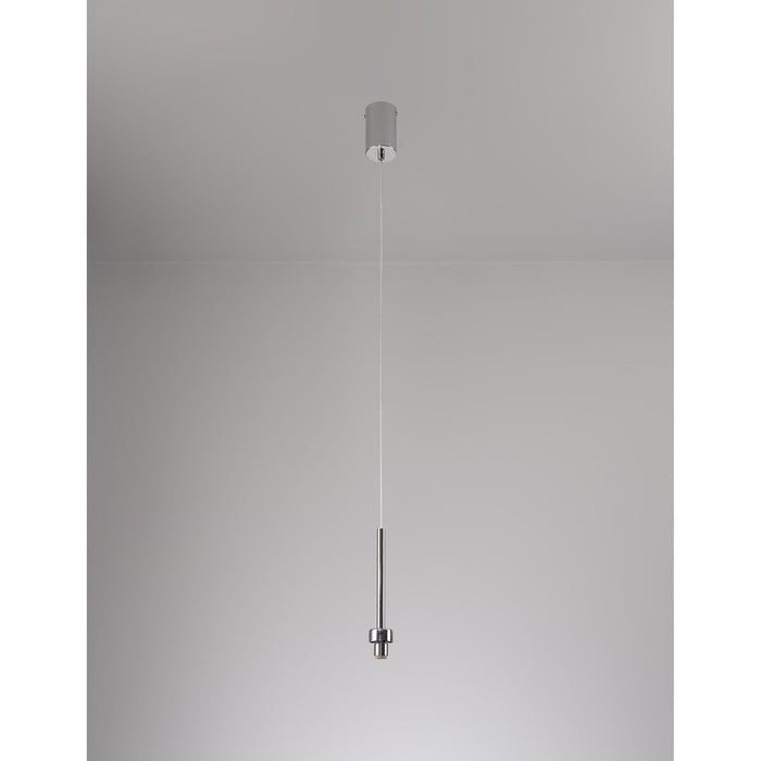 Nelson Lighting NL76079 Iona 1 Light Pendant Polished Chrome