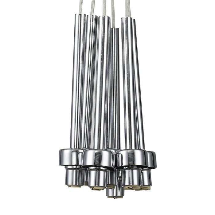 Nelson Lighting NL76089 Iona 7 Light Cluster Pendant Polished Chrome