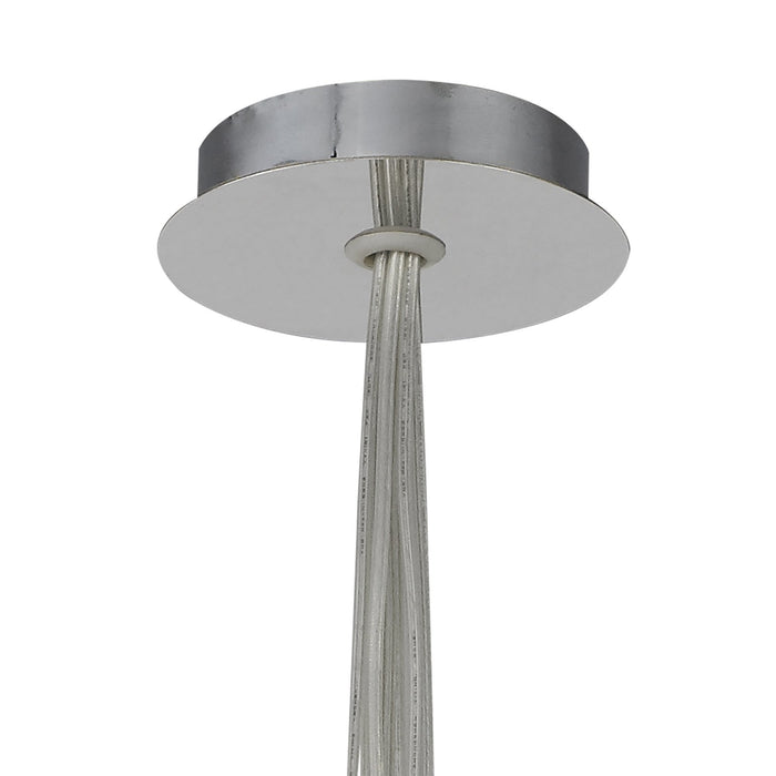 Nelson Lighting NL76089 Iona 7 Light Cluster Pendant Polished Chrome