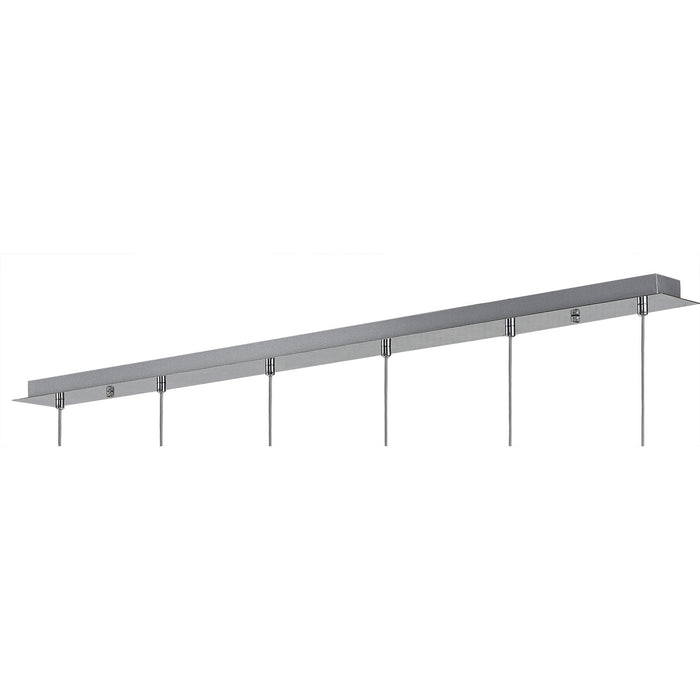 Nelson Lighting NL76109 Iona 6 Light Linear Pendant Polished Chrome