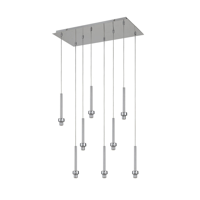 Nelson Lighting NL76149 Iona 8 Light Pendant Polished Chrome