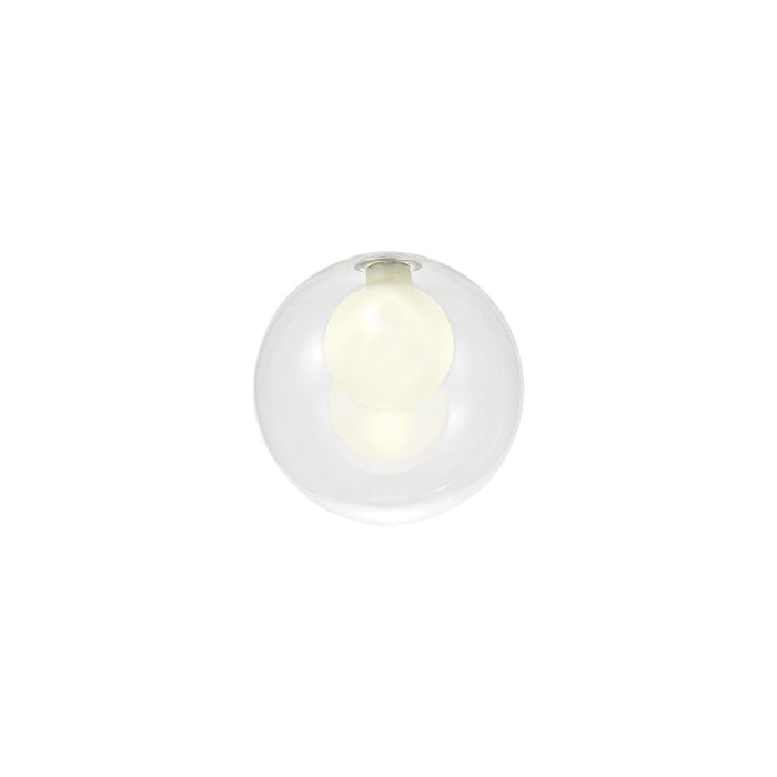 Nelson Lighting NL76389 Iona Shade Clear Frosted White