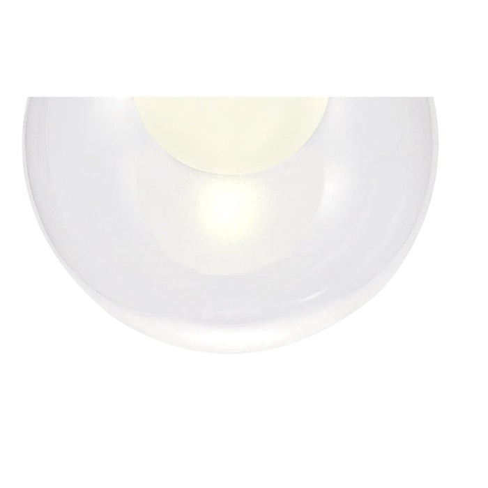 Nelson Lighting NL76389 Iona Shade Clear Frosted White