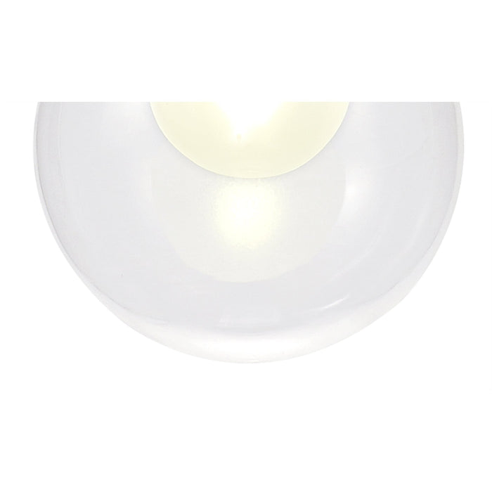 Nelson Lighting NL76389 Iona Shade Clear Frosted White