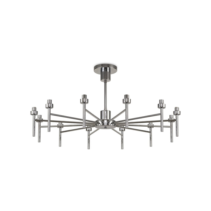 Nelson Lighting NL80649 Iona 12 Light Ceiling Light Polished Chrome