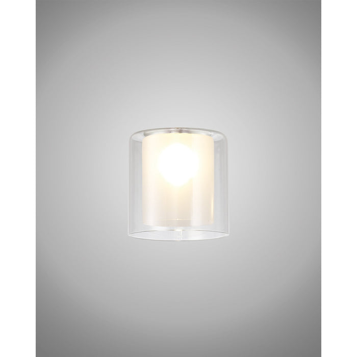 Nelson Lighting NL84059 Iona Shade Frosted Clear