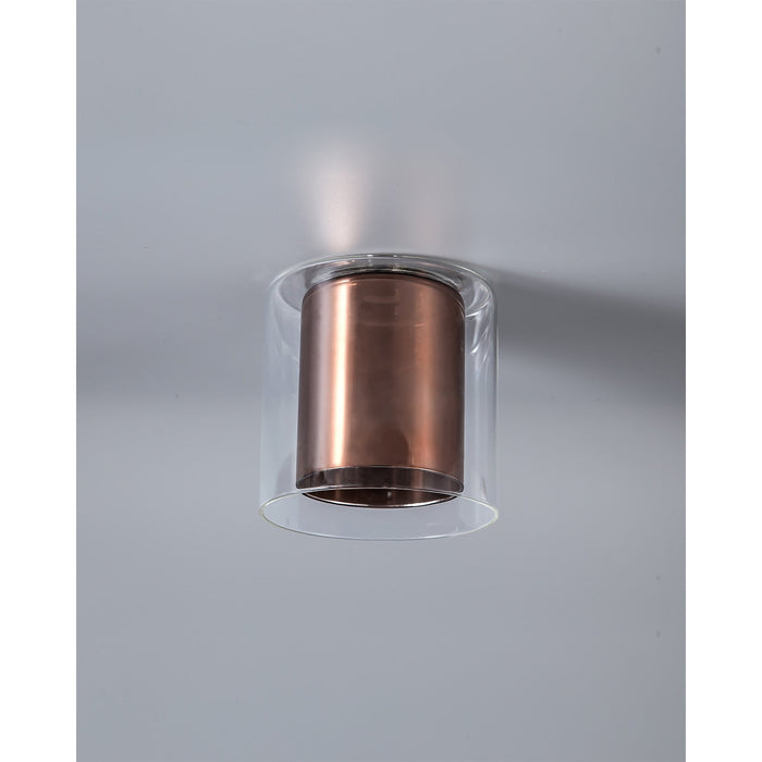 Nelson Lighting NL84099 Iona Shade Copper Clear