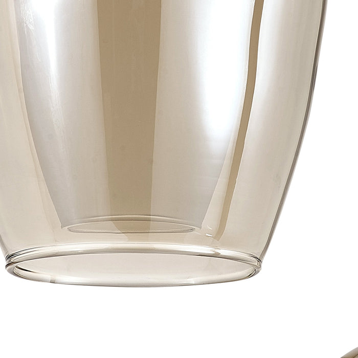 Nelson Lighting NL8458/CG9 Iona Shade Cognac Frosted White