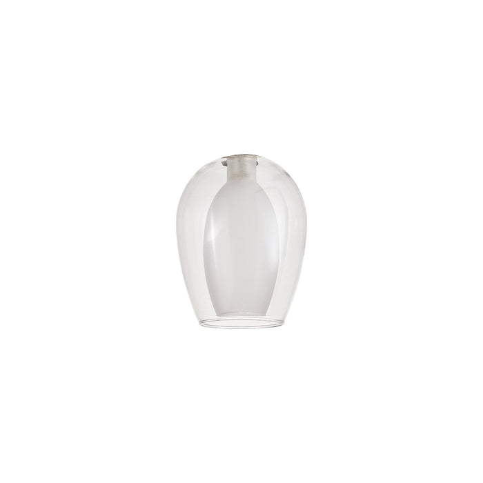 Nelson Lighting NL8458/CL9 Iona Shade Clear Frosted White