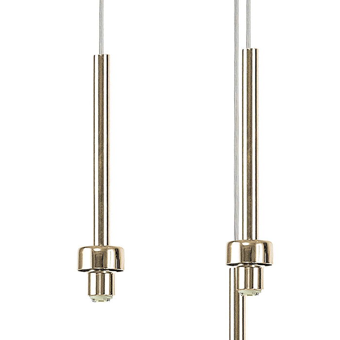 Nelson Lighting NL84759 Iona 12 Light Linear Pendant French Gold Matt Gold