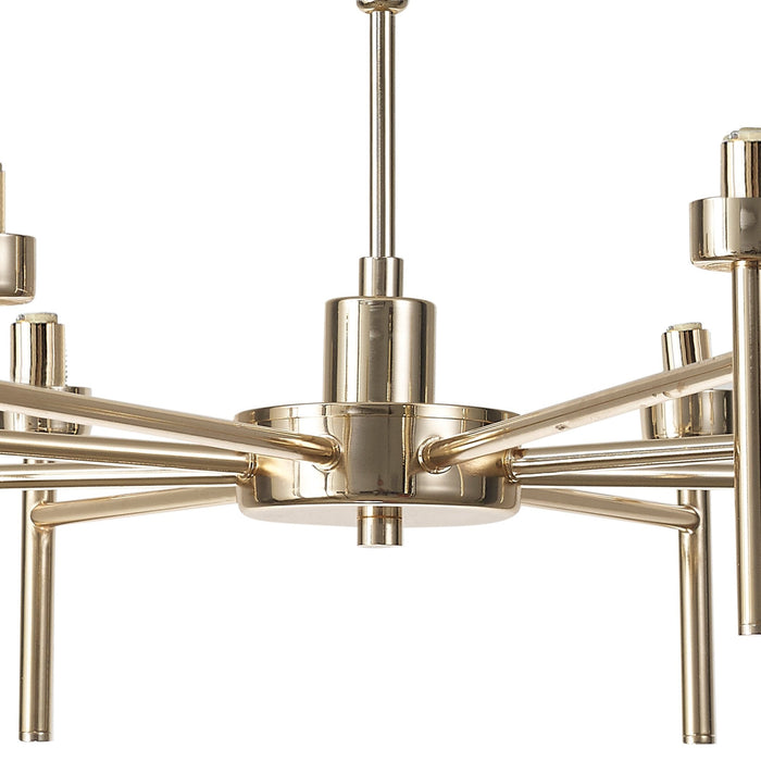 Nelson Lighting NL84789 Iona 8 Light Pendant/Ceiling Light French Gold