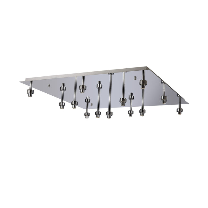 Nelson Lighting NL87559 Iona 13 Light Flush Ceiling Light Polished Chrome