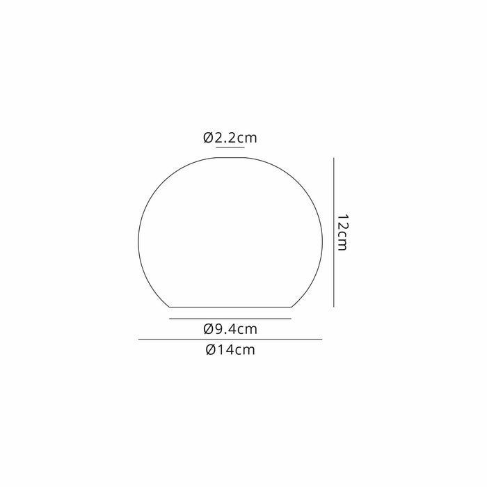 Nelson Lighting NL90899 Iona Shade Clear