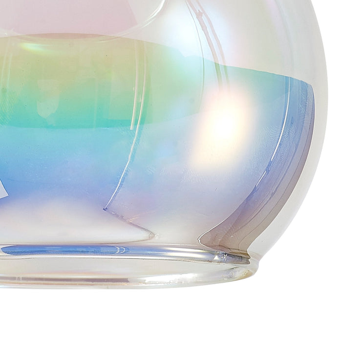 Nelson Lighting NL90949 Iona Shade 7 Colour Iridescent