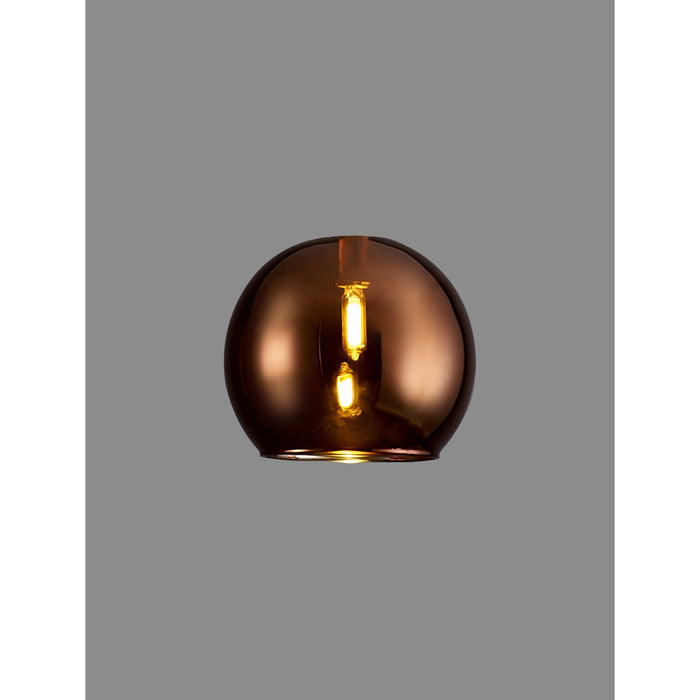 Nelson Lighting NL90979 Iona Shade Dark Copper