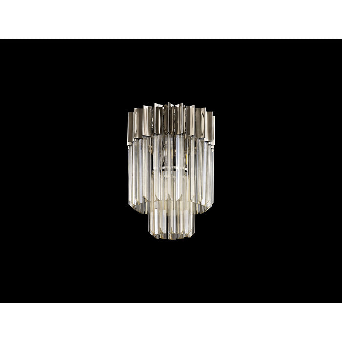 Nelson Lighting NL89349 Kobra 3 Light Ceiling Light Polished Nickel Cognac