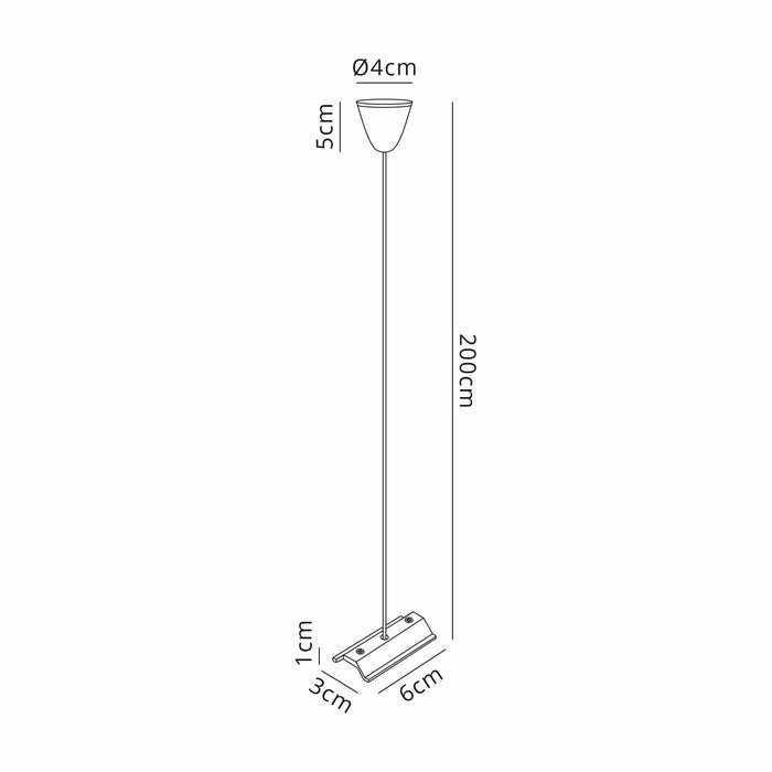 Nelson Lighting NL86019 Lakic Hanging Fixing Kit With 2m Wire