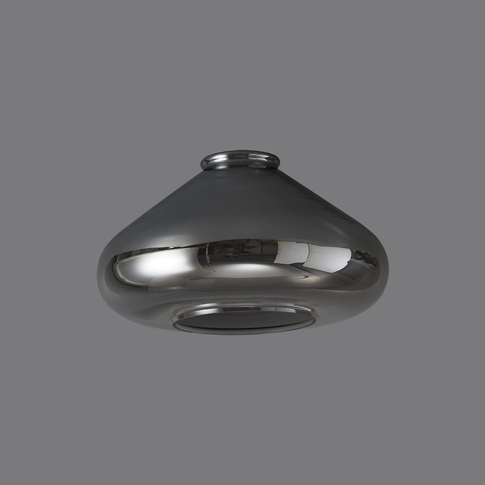 Nelson Lighting NL8134/SM9 Olivia Shade Smoke Plated