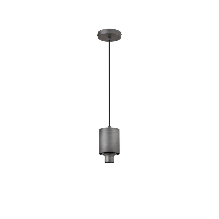 Nelson Lighting NL9032PE9 Olivia 1 Light Pendant Pewter