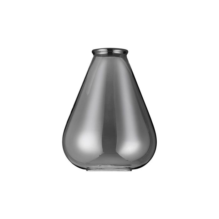 Nelson Lighting NLK09729 Olivia 1 Light Narrow Pendant Satin Black Smoke