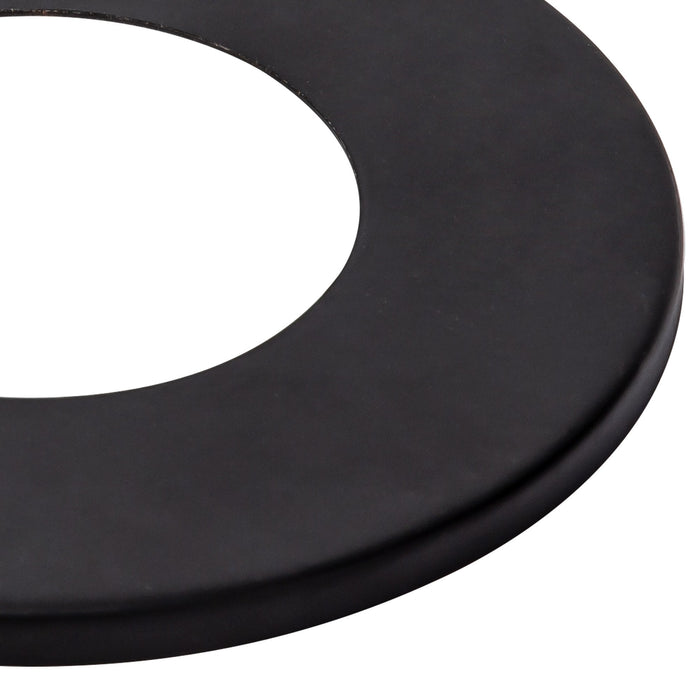 Nelson Lighting NL85629 Raibon Black Metal Ring Plate