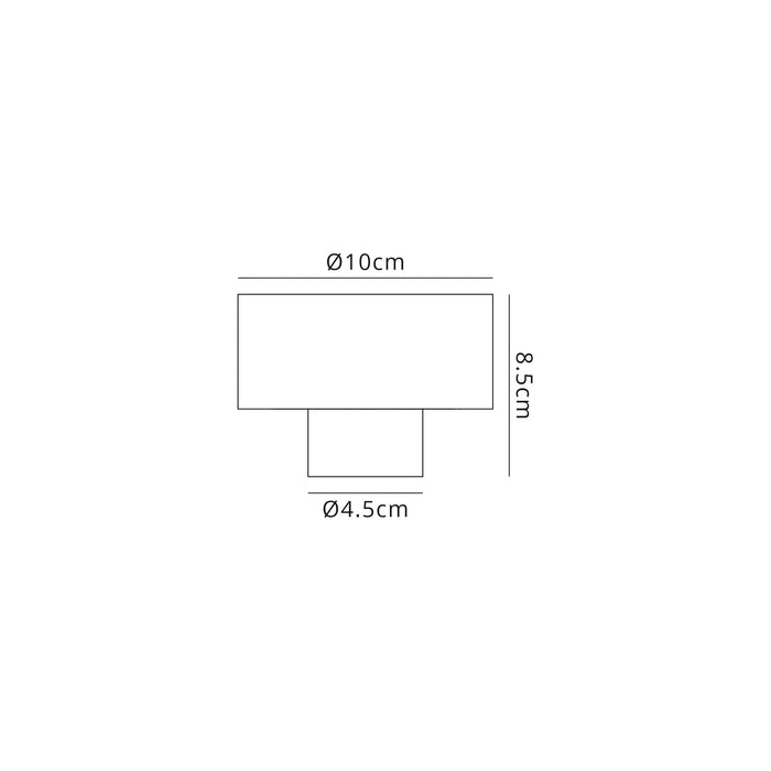 Nelson Lighting NL87169 Raibon Surface Kit Satin Nickel