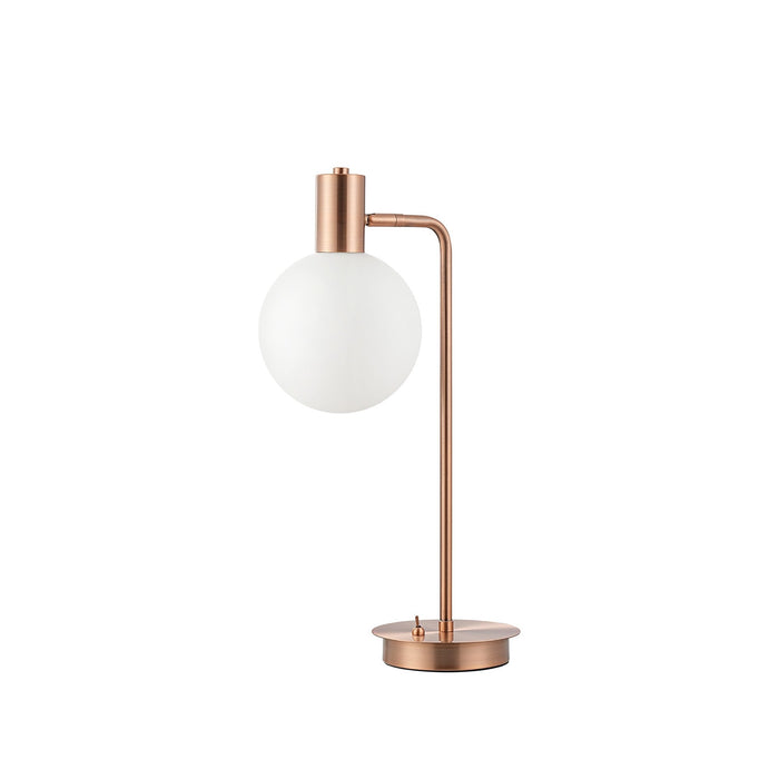 Nelson Lighting NL82799 Regent 1 Light Table Lamp Antique Copper