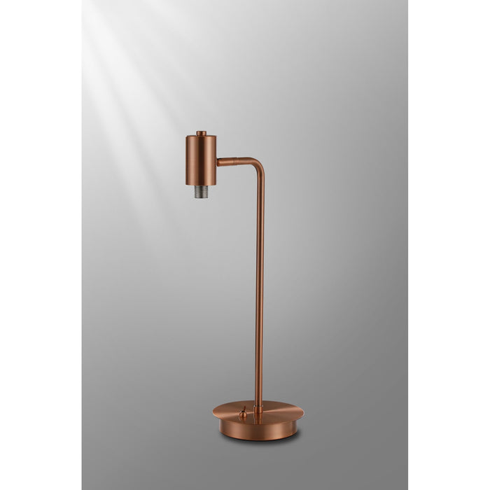 Nelson Lighting NL90709 Regent 1 Light Table Lamp Antique Copper