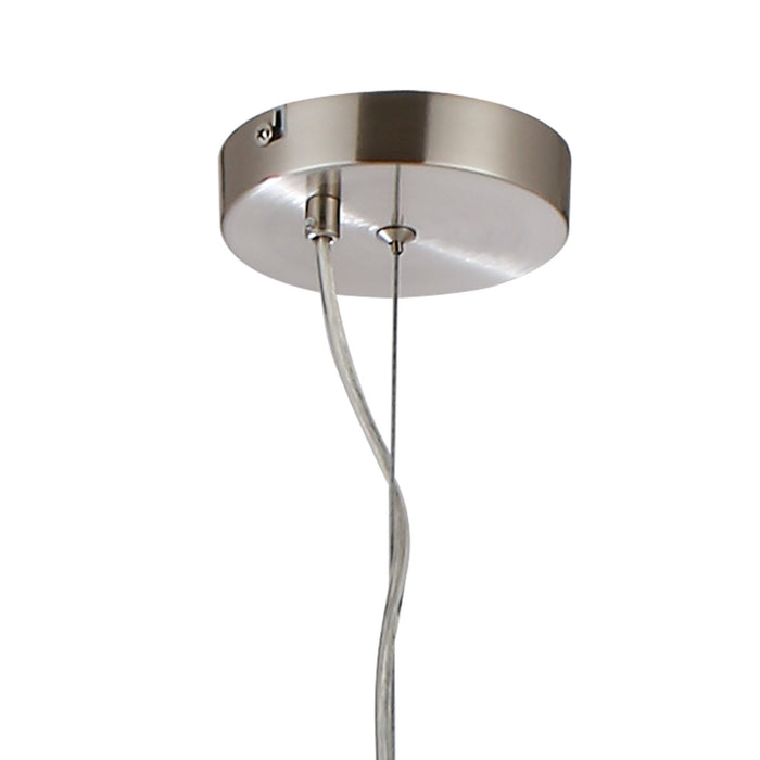 Nelson Lighting NL9060/CH9 Safady 5 Light Pendant Satin Nickel Chrome Plated