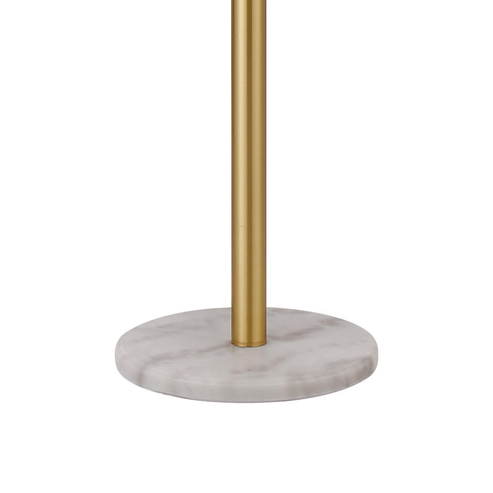 Nelson Lighting NL9327/AM9 Safady 11 Light Floor Lamp Satin Gold Amber Plated