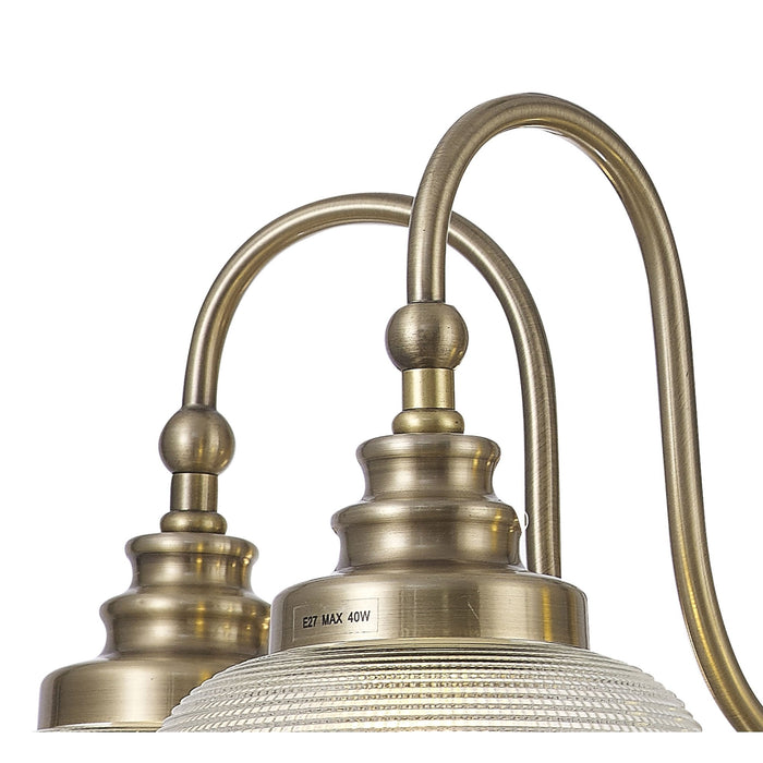 Nelson Lighting NL86189 Sakkas 5 Light Pendant/Ceiling Light Antique Brass