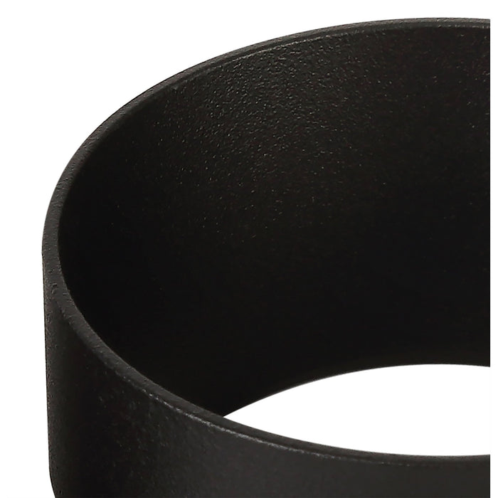 Nelson Lighting NL83939 Silence 2cm Face Ring Accessory Pack Sand Black